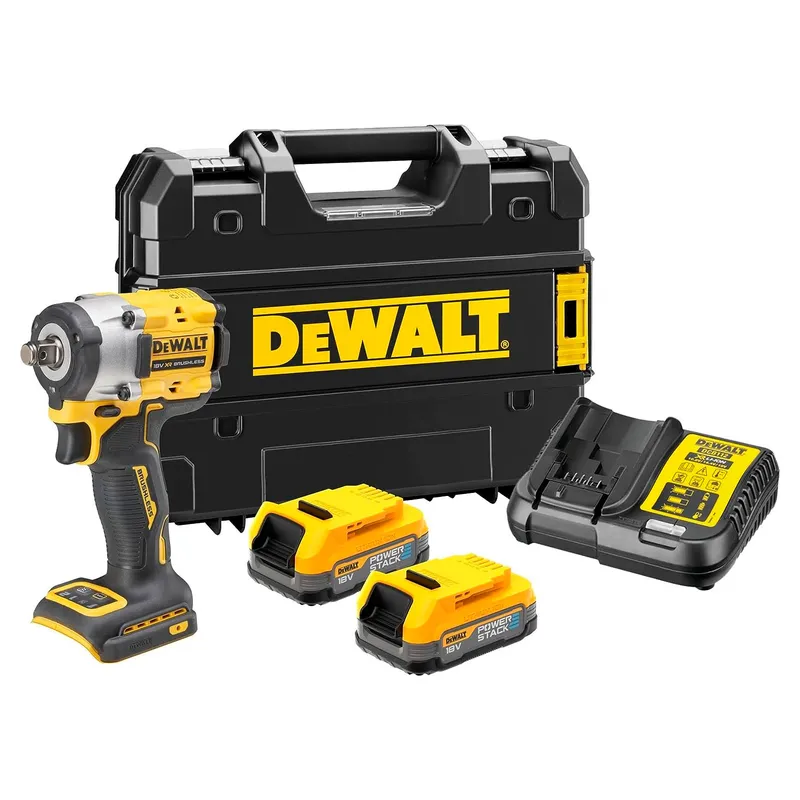 Гайковерт ударный аккумуляторный бесщёточный DeWALT DCF921E2T-QW